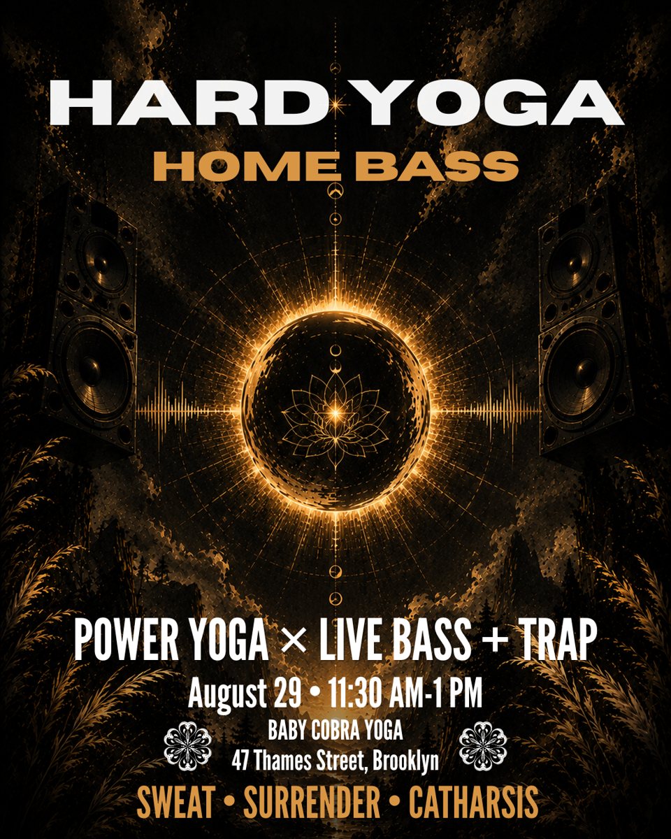 Hard Yoga Home Bass flyer